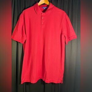 XL Port Authority Vibrant Red Polo Shirt